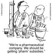funny medical cartoon pharmaceutical drug subsidy 1514