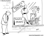 funny medical cartoon onco gene jeans cancer oncology doctor 1584