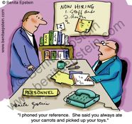 business businessmen human resources interview interviewee mother reference hiring staff cartoon 1005