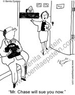 funny business cartoon sue lawyer office businessmen 1472