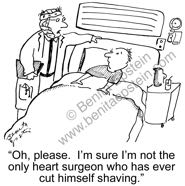 hospital cardiologist heart surgeon doctor medical surgery cartoon 1458