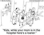 hospital cartoon mother kids loaner md doctor 1529