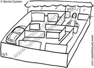 woman shopping parking lot maze lost car cartoon 1295