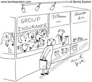 Funny medical cartoon group insurance 1545