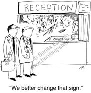 funny medical cartoon doctors office reception 1513