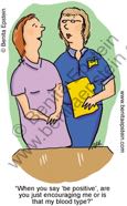 funny presentation powerpoint nurse nursing health healthy doctors office checkup illness sick ill sick disease medical medicine blood type cartoon be positive 1632